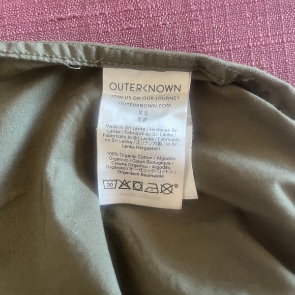 Outerknown - The Weekend Shirt - XS - faded olive - Picture 3 of 4